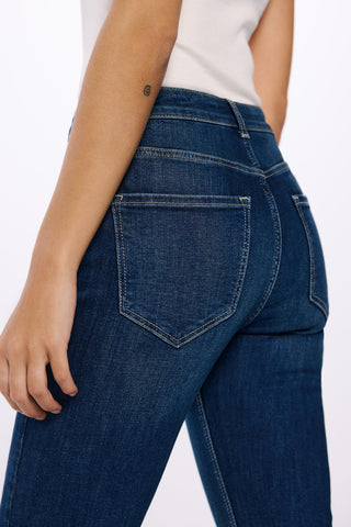 Jeans Flare Talle Medio