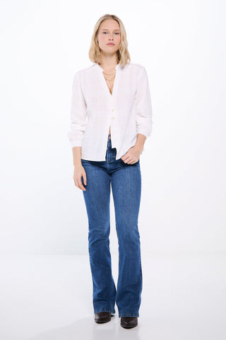 Jeans Talle Alto Corte Flare
