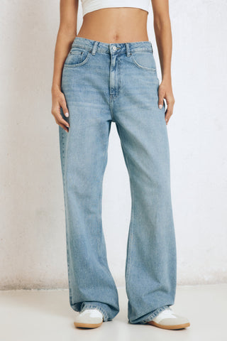 Jeans Wide Leg Talle Alto