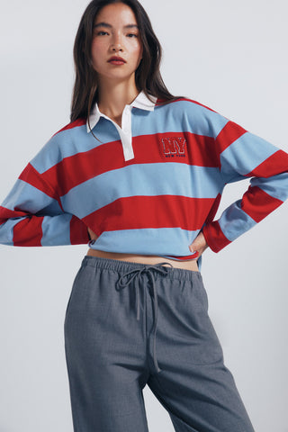 Pantalón con Cintura Elástica Talle Medio