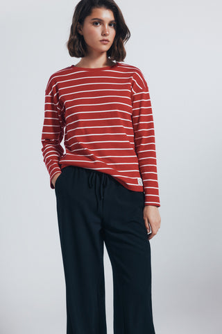 Pantalón con Cintura Elástica Talle Medio