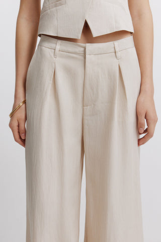 Wide-Leg Suit Trousers.