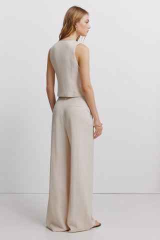 Wide-Leg Suit Trousers.