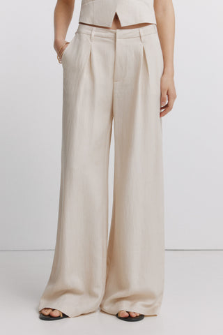 Wide-Leg Suit Trousers.