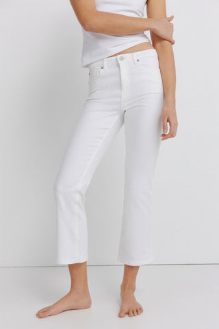 6.T.B.Sarga Kick Flare Blanco.
