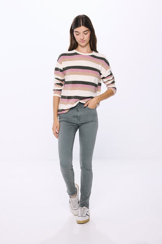 Pantalón Skinny Talle Medio