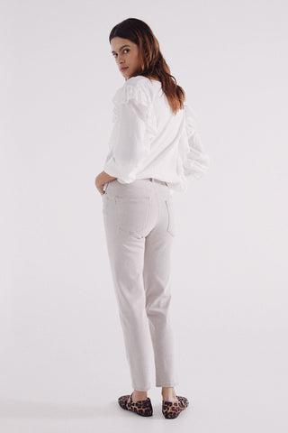 Jeans Corte Mom Talle Alto