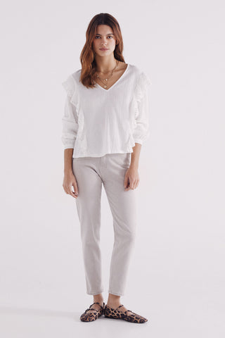 Jeans Corte Mom Talle Alto