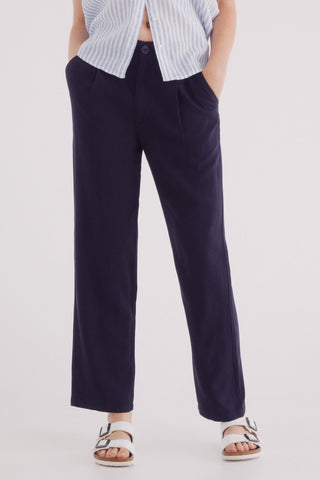 Pantalón Talle Alto con Bolsillos