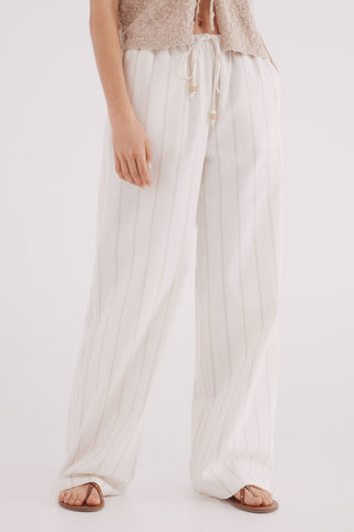 Pantalón Ancho con Cintura Elástica Estampado