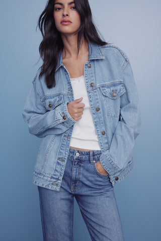 Jeans Talle Alto con Bolsillos