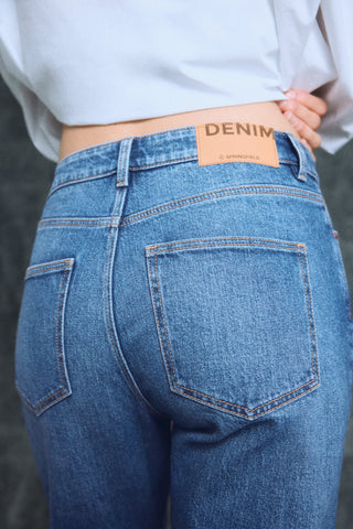 Jeans Anchos Talle Alto