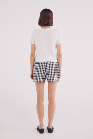 Short Talle Medio con Cuadros Vichy