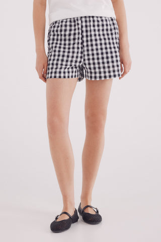 Short Talle Medio con Cuadros Vichy