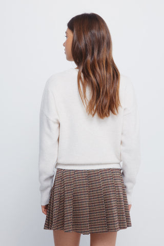 High Waist Gingham Print Petticoat