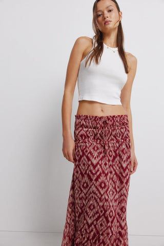 Enagua Larga con Cintura Elástica