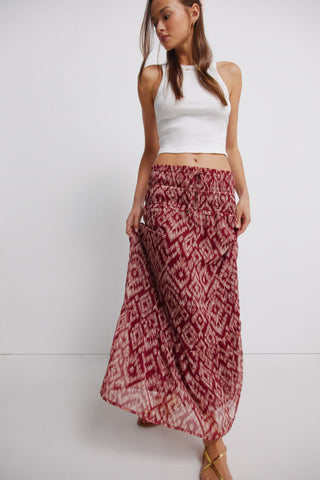 Enagua Larga con Cintura Elástica