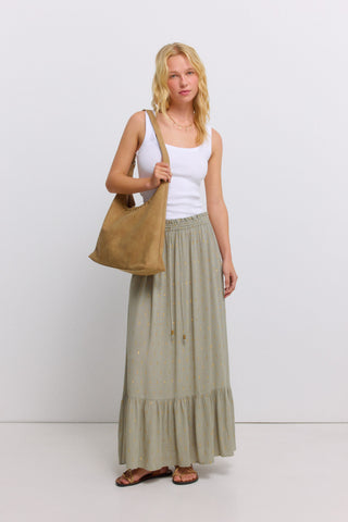 1.G.M.Falda Midi Bambulla Lurex.