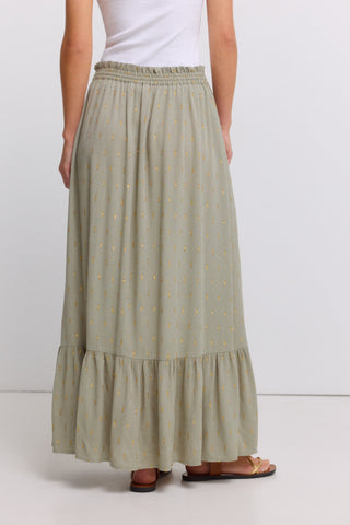 1.G.M.Falda Midi Bambulla Lurex.