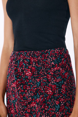 Enagua Midi con Estampado Floral