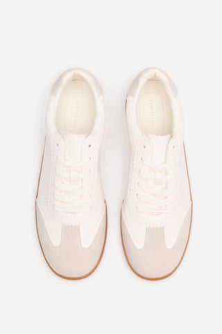 Leather Suede Detail Sneakers, Women