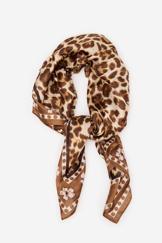 Pañuelo con Estampado Animal Print