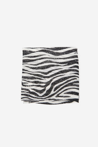 Pañuelo con Estampado de Cebra