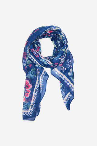 Bufanda con Estampado Floral