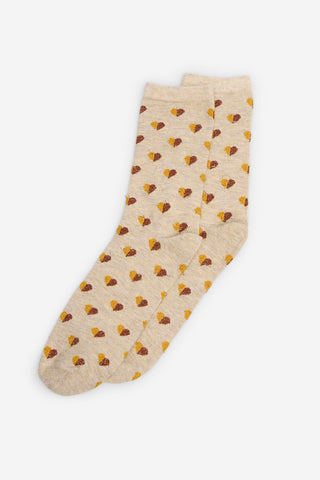 Medias con Estampado Corazones