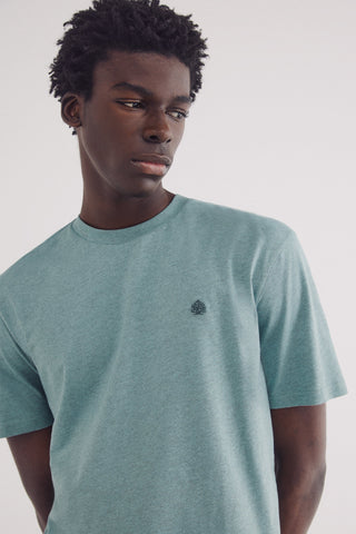 Camiseta Básica Cuello Redondo con Logo