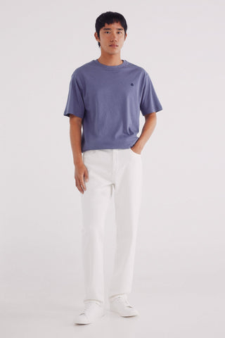 Camiseta Manga Corta con Logo Bordado