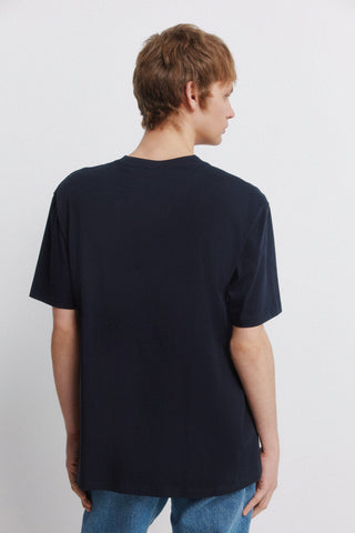 Camiseta Manga Corta con Logo Bordado