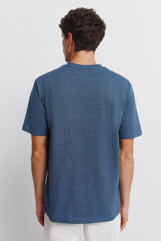Camiseta Manga Corta con Logo Bordado