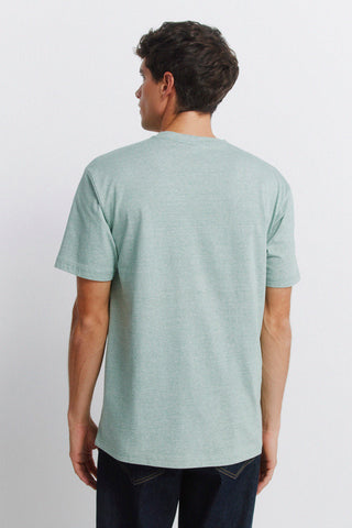 Camiseta Manga Corta con Logo Bordado