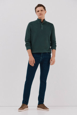 Jeans Slim Fit con Bolsillos