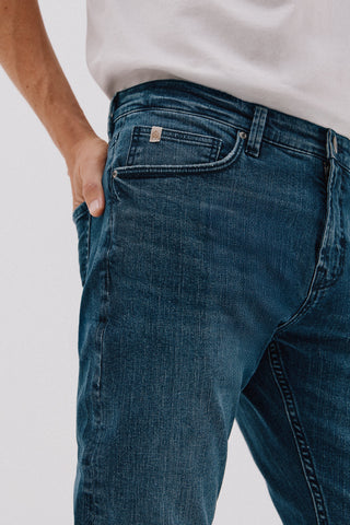 Jeans Slim Fit con Efecto Lavado