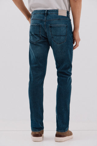 Jeans Slim Fit con Efecto Lavado