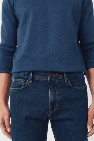 Jeans Slim Fit Talle Medio con Bolsillos