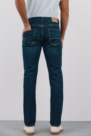 Jeans Slim Fit con Bolsillos