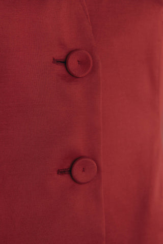Chaleco Largo Satinado con Bolsillos