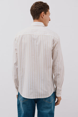Camisa Manga Larga Estampado Rayas