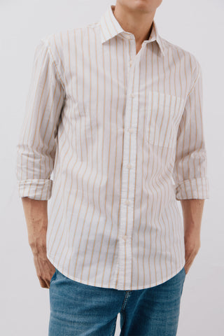Camisa Manga Larga Estampado Rayas