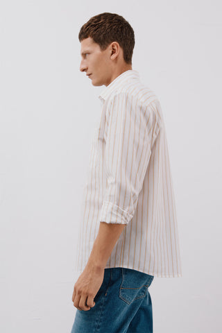 Camisa Manga Larga Estampado Rayas