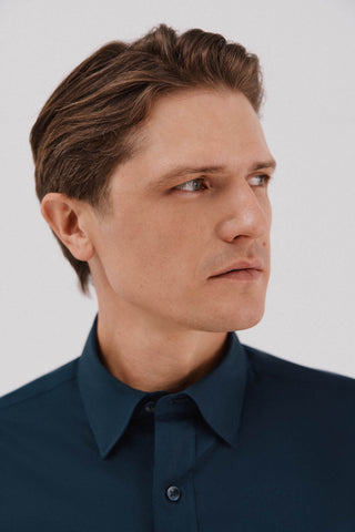 Camisa Manga Larga de Algodón