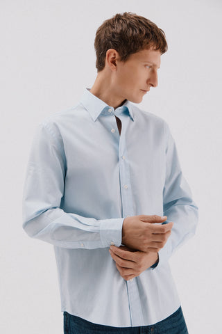 Camisa Manga Larga de Algodón