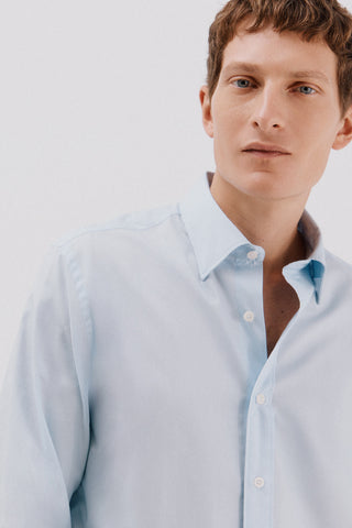 Camisa Manga Larga de Algodón