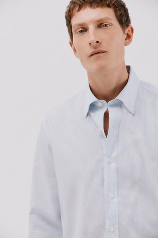 Camisa Manga Larga Estampado Rayas