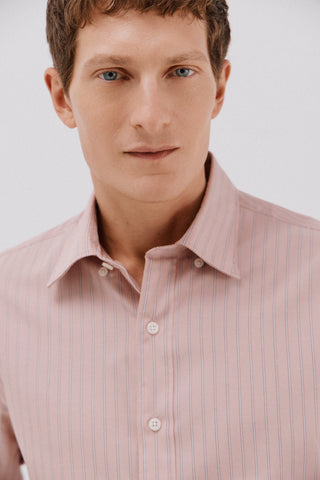 Camisa Manga Larga Estampado Rayas