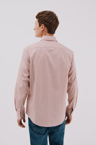 Camisa Manga Larga Estampado Rayas