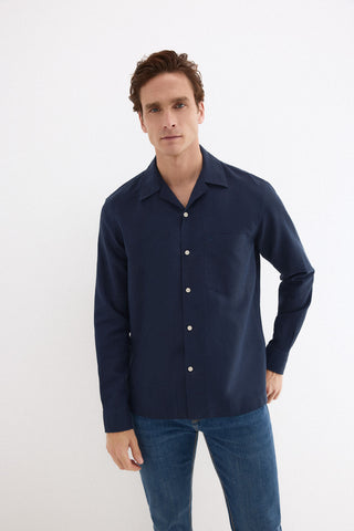 Lino Liso Ml Camp Collar.